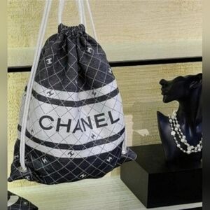 Drawstring Canvas Backpack, Bag-PRICE IS FIRM- NO OFFERS